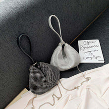 Load image into Gallery viewer, Rhinestone One-shoulder Messenger Dumpling Bag