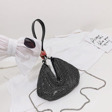 Load image into Gallery viewer, Rhinestone One-shoulder Messenger Dumpling Bag