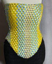 Load image into Gallery viewer, Handwoven Satin Ribbon Corset | Pastel Sculptural Bustier