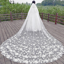 Load image into Gallery viewer, Bride Wedding Master Wedding Veil Long Long Tail