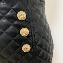 Load image into Gallery viewer, Regal, Diamond Leather Skirt