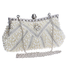 Load image into Gallery viewer, Pearl Evening Clutch Bag