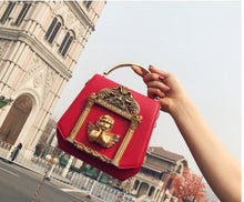 Load image into Gallery viewer, Retro Baroque Angel Bag Pearl Chain Bag