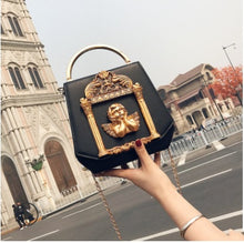 Load image into Gallery viewer, Retro Baroque Angel Bag Pearl Chain Bag