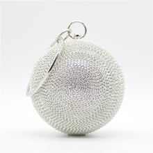 Load image into Gallery viewer, Mini Rhinestone Covered Ball Design Dinner Bag