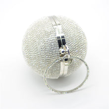 Load image into Gallery viewer, Mini Rhinestone Covered Ball Design Dinner Bag