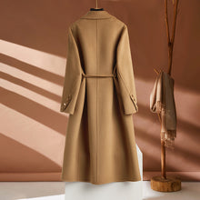 Load image into Gallery viewer, Autumn And Winter New Long Suit Collar Cashmere Coat For Women