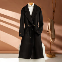 Load image into Gallery viewer, Autumn And Winter New Long Suit Collar Cashmere Coat For Women