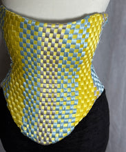 Load image into Gallery viewer, Handwoven Satin Ribbon Corset | Pastel Sculptural Bustier