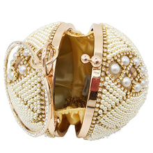 Load image into Gallery viewer, Women&#39;s Round Diamond Pearl Bag