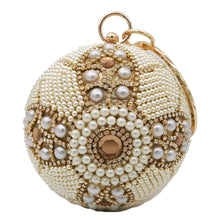 Load image into Gallery viewer, Women&#39;s Round Diamond Pearl Bag