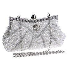 Load image into Gallery viewer, Pearl Evening Clutch Bag