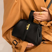 Load image into Gallery viewer, Genuine Leather Carrying Crossbody Bag