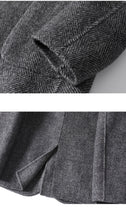 Load image into Gallery viewer, Cashmere Wool Coat Winter Plaid Long Casual Coat