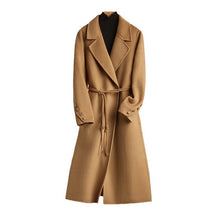 Load image into Gallery viewer, Autumn And Winter New Long Suit Collar Cashmere Coat For Women