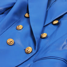 Load image into Gallery viewer, Women&#39;s Leather Suit Leather Jacket Coat