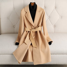 Load image into Gallery viewer, Autumn And Winter New Double-sided Cashmere Coat