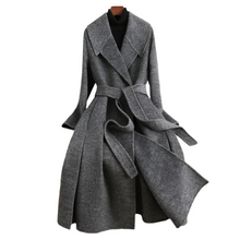 Load image into Gallery viewer, Women&#39;s Reversible Cashmere Coat Women&#39;s Mid-length