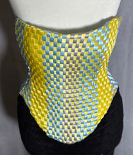Load image into Gallery viewer, Handwoven Satin Ribbon Corset | Pastel Sculptural Bustier