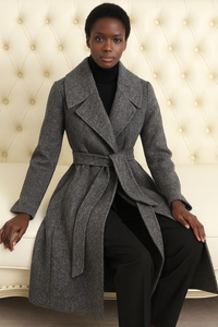 Women's Reversible Cashmere Coat Women's Mid-length