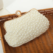 Load image into Gallery viewer, Women&#39;s Fashion Pearl Pearl Embroidery Dinner Bag