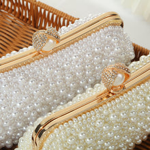 Load image into Gallery viewer, Women&#39;s Fashion Pearl Pearl Embroidery Dinner Bag