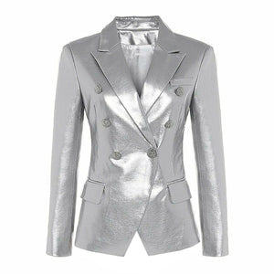 Women's Leather Suit Leather Jacket Coat