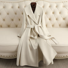 Load image into Gallery viewer, Women&#39;s Reversible Cashmere Coat Women&#39;s Mid-length