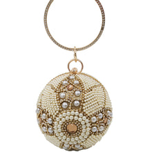 Load image into Gallery viewer, Women&#39;s Round Diamond Pearl Bag