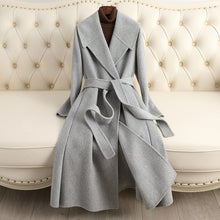 Load image into Gallery viewer, Women&#39;s Reversible Cashmere Coat Women&#39;s Mid-length