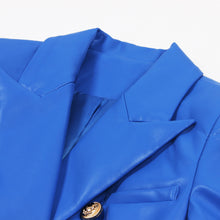 Load image into Gallery viewer, Women&#39;s Leather Suit Leather Jacket Coat